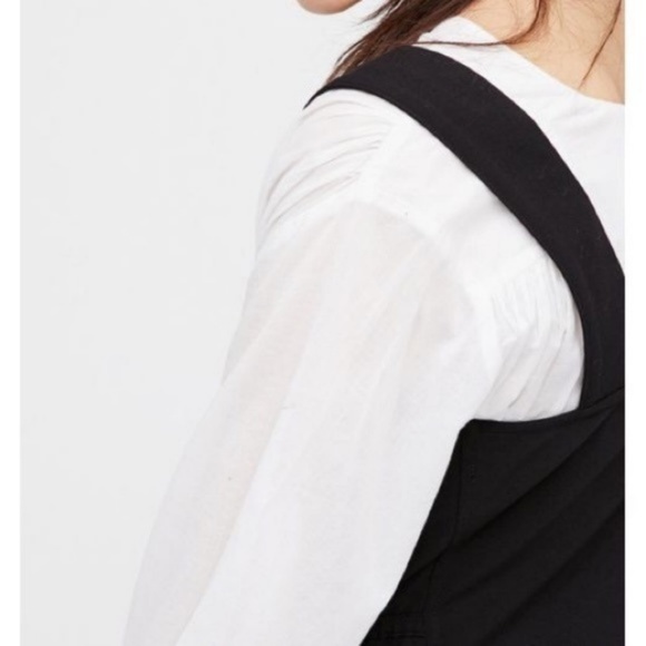 SALE Cropped Button Front Tailored Taking This Tow - Picture 3 of 6